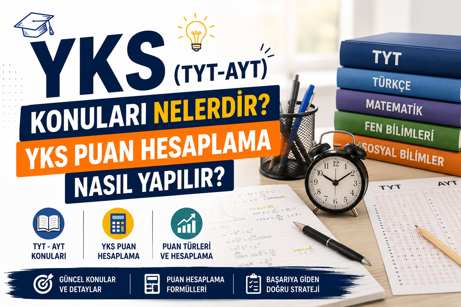 YKS (TYT-AYT) Konuları Nelerdir? YKS Puan Hesaplama Nasıl Yapılır?