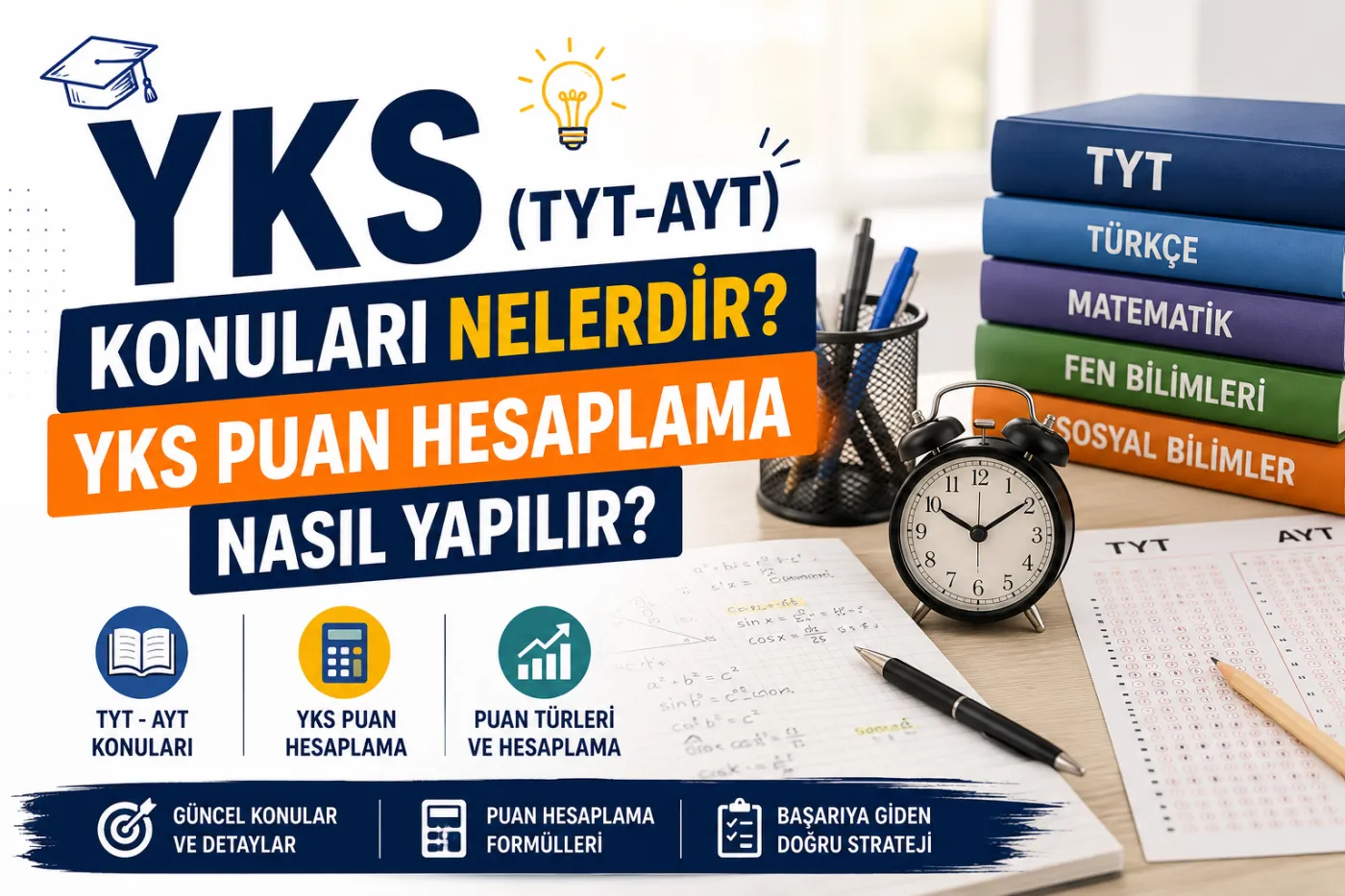 YKS (TYT-AYT) Konuları Nelerdir? YKS Puan Hesaplama Nasıl Yapılır?