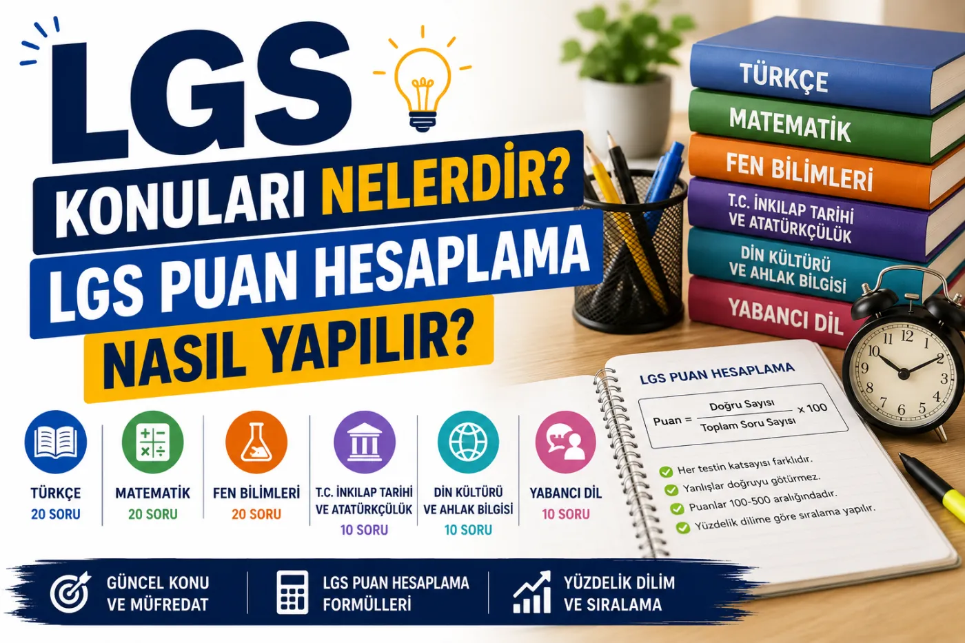 LGS Konuları Nelerdir? LGS Puan Hesaplama Nasıl Yapılır?