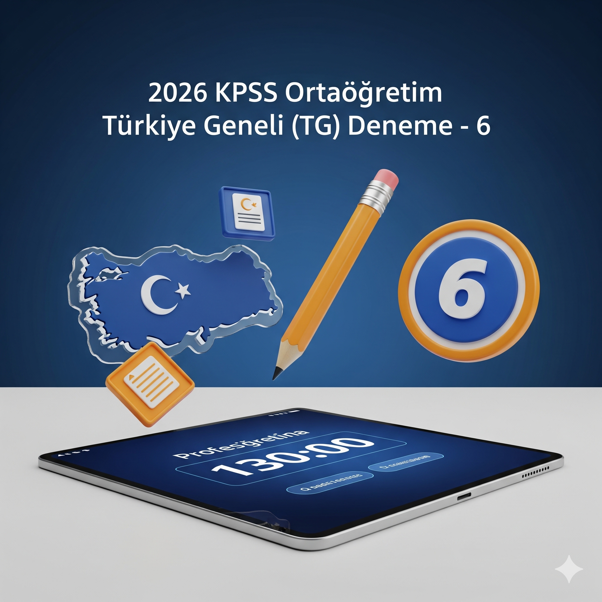 2026 KPSS Ortaöğretim Türkiye Geneli (TG) Kondisyon Denemesi - 5 - Online Deneme Sınavı Görseli